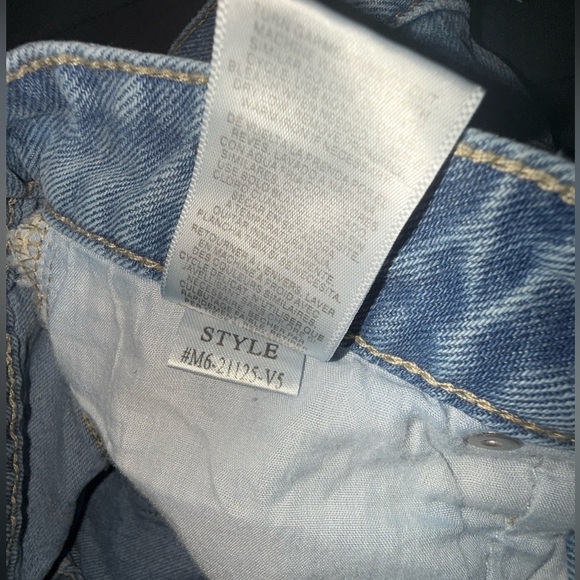 Simple Society Bandana Patchwork Jeans Women's 7/28 High Rise Distressed - Picture 13 of 14